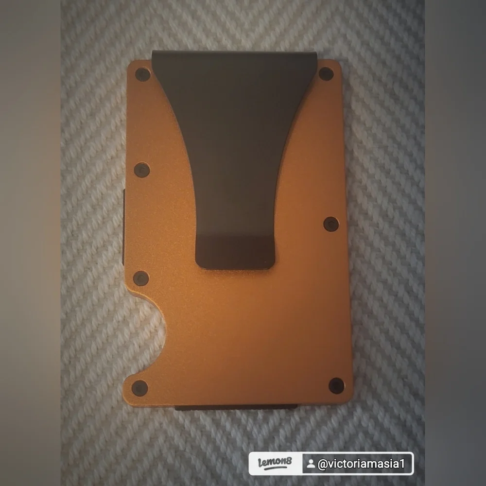 Minimalist Card WalletAnodized Aluminum RFID Block!